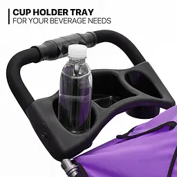 Коляска для котів та собак Bestopet Люпосанчик BS-RL-16 Purple - мініатюра 6