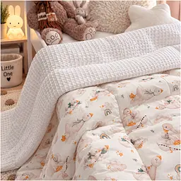 Плед дитячий MirSon Silky Waffle Sleepy ducklings 60х80 см (2200013893196) - мініатюра 6