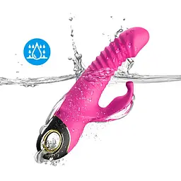 Вібратор-кролик B - Series Joy Zing 22.7 см (рожевий) - мініатюра 12