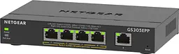 Комутатор GS305EPP 5xGE (4xPoE), 120Вт, WebSmart NETGEAR teh0018196 - мініатюра 7