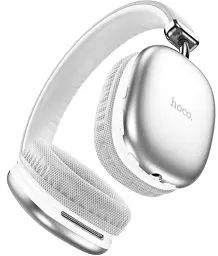 Навушники Hoco W35 Air Triumph BT headphones | BT5.3, AUX / TF, 45h | silver - мініатюра 2