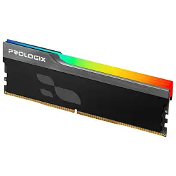 Модуль пам'яті для комп'ютера DDR4 8GB 3600 MHz Onyx Black RGB Prologix (PRO8GB3600YBR4) - мініатюра 2