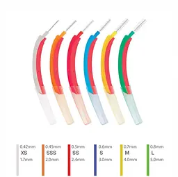 Міжзубна щітка Edel White EasyFlex Profi Line Mix асорті 6 шт - мініатюра 3