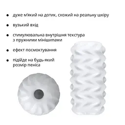 Мастурбатор Otouch Billow, ніжний та щільний, ефект всмоктування, підходить для Otouch DECOR 2 - мініатюра 3