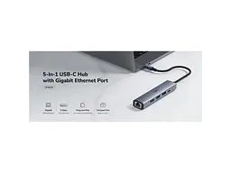 USB-хаб CUDY UH605 Grey - мініатюра 7
