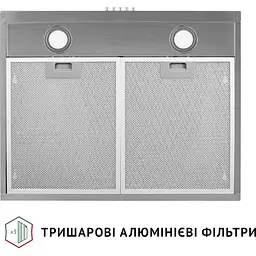 Витяжка пласка Perfelli PL 6002 I LED пласка - мініатюра 5