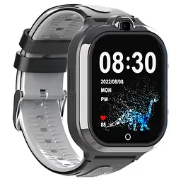 Дитячий смарт годинник D-47, GPS геолокація, 4G SIM-карта, відеодзвінки, камера, прослуховування, кнопка SOS Наручний розумний годинник для дітей Чорний - мініатюра 5