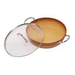 Каструля низька Heinner Ceramica Do Brazil, зі скляною кришкою, 28 см, 3,7 л (HR-BET-ERH28C) - мініатюра 2