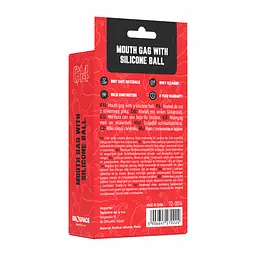 Кляп - Erospace Wild Play Mouth Gag With Silicone Ball C14 - мініатюра 8