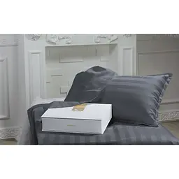 Постільна білизна MirSon Сатин Premium Жаккард Graphite 160х220 (2200001478947)