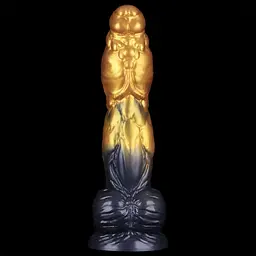 Фалоімітатор Lovetoy Dual Density 10'' 25.4 см (золотий) - мініатюра 18