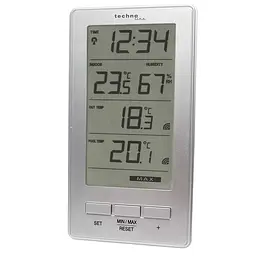 Термогігрометр Technoline WS9069 IT Silver (WS9069), Сріблястий - мініатюра 2