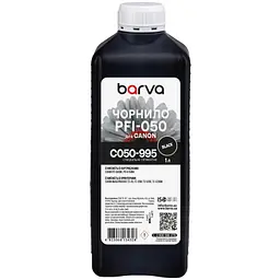 Чернила Barva Canon PFI-050 Special, 1 л, Black pigmented (C050-995)