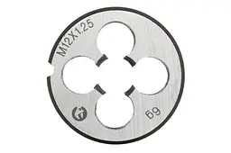 Плашка ручна кругла метрична Intertool M12 х 1.25 - мініатюра 2