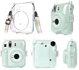 Чохол для фотоапарата Fujifilm Instax Mini 12 Прозорий - мініатюра 8