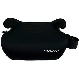 Бустер VELANO Caro 125-150 см з підстаканником black (48140)