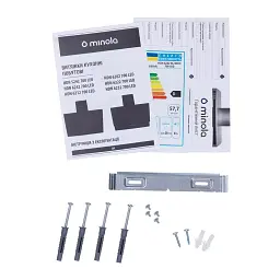 Витяжка декоративна похила Minola HDN 6232 BL/INOX 700 LED - мініатюра 12