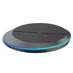 Зарядний пристрій бездротовий Epik JJT-827 RGB 15W Black