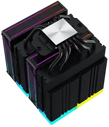 Кулер для процесора FROZN A620 ARGB Black, 2x120 мм, 6 теплових трубок, алюміній/мідь ID-Cooling teh0027869 - мініатюра 5