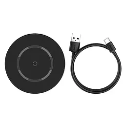 Бездротовий зарядний пристрій Baseus Simple Magnetic Чорний (WXJK-E01) - мініатюра 6