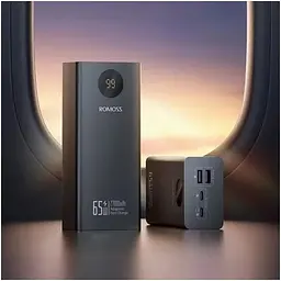 Акумулятор зовнішній Romoss PEA27S Pro 65W 27000mAh power bank PEA27S - мініатюра 2