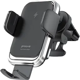Автотримач із бездротовою зарядкою Proove Nitro Charge 15W Dark Gray (WHNC15002001) [136216]