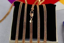 Ланцюг Xuping Jewelry пітон 40 см 4,5 мм золотистий