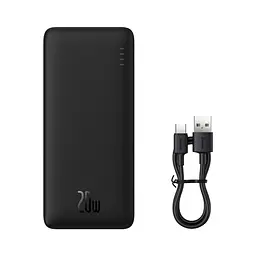 Портативний акумулятор Baseus Airpow 10000 mAh 20W зовнішня батарея з кабелем USB-C (PPQD090001) - мініатюра 3