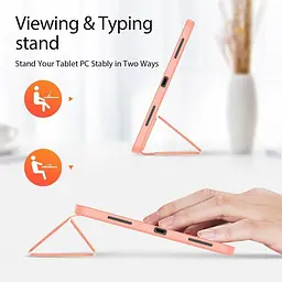 Чохол Dux Ducis Domo для для Samsung Galaxy Tab A11/A9 (8.7'') Світло-рожевий - мініатюра 2