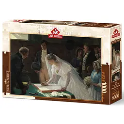 Пазл Art Puzzle Реєстрація шлюбу Едмунд Лейтон 1000 ел. (5246)