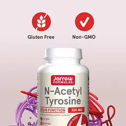N-Ацетил Тирозин Jarrow Formulas N-Acetyl Tyrosine 350 мг 120 капсул - мініатюра 3