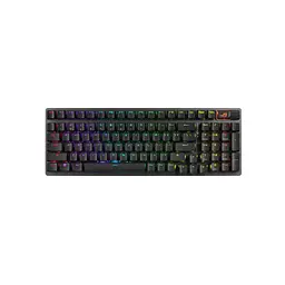Клавіатура ASUS ROG Strix Scope II X NX Snow V2 ABS USB UA Black (90MP037A-BKMA00) - мініатюра 4