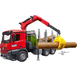 Іграшкова машинка Bruder Лісовоз MB Arocs з маніпулятором 1:16 (03669) - мініатюра 2