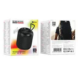 Портативна колонка BOROFONE BR102 Gratificado, 5W,Black - мініатюра 2