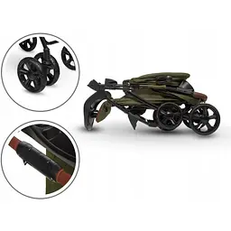 Коляска прогулянкова Lionelo Emma Plus Forest Green (LO-EMMA PLUS FOREST GREEN) - мініатюра 10