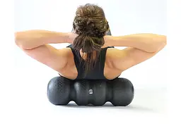 Масажний ролик EasyFit SlateShaper 45 см чорний (EF-2040) - мініатюра 3