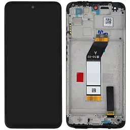 Дисплей Xiaomi Redmi 10 Prime чорний, оригінал PRC, з рамкою