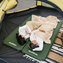 Килимок cамонадувний Naturehike (NH20DZ003) 5 см - одномісний - темно-зелений - мініатюра 7