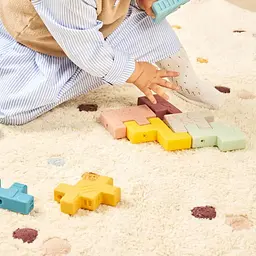 М'який розвиваючий набір Miniland Soft Animal Blocks (46020) - мініатюра 7