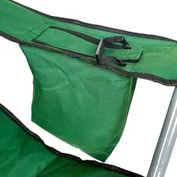 Кемпінгове крісло BaseCamp Hunter, 60x60x100 см Зелений - мініатюра 3