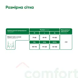 Бандаж післяопераційний MedTextile 4002 лікувально-профілактичний еластичний розмір XXL бежевий - мініатюра 2