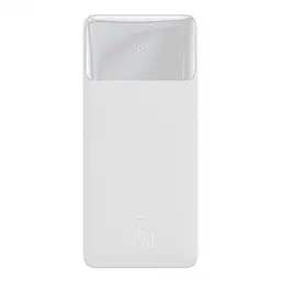 Зовнішній акумулятор Baseus Bipow Digital Display 15 W 20000 mAh (PPDML-J02) Білий