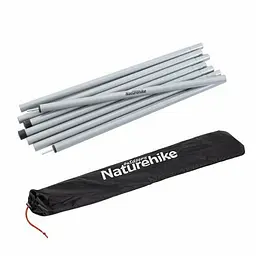 Стійки для тенту Naturehike Steel poles (NH20PJ041) 16ммx2.0м - 2 шт - сталеві