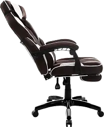 Геймерське крісло GT Racer коричневе з білим (X-2749-1 Dark Brown/White) - мініатюра 5