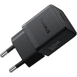 Мережевий зарядний пристрій Baseus Palm 1-USB-C 30W Cluster Black (P10111605113-00) [127628] - мініатюра 3