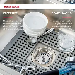 Килимок для сушки посуду KitchenAid Sinkware сірий (KEG877OHASA) - мініатюра 6