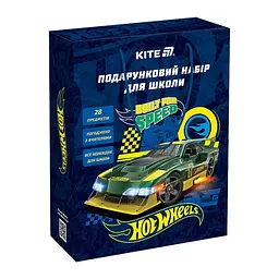 Набір канцтоварів першокласника  Kite Hot Wheels HW-S01,  28 предметів - мініатюра 2