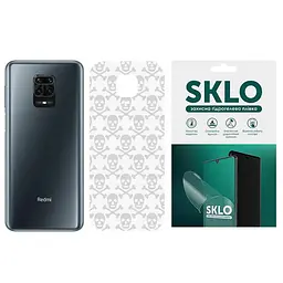 Захисна плівка SKLO Back (тил) Transp. для Xiaomi Poco C40 Прозорий / Черепи