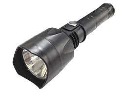 Ліхтарик LED Polise 3*AAA чорний пластиковий,довга ручка (JL329) в ІНД.уп