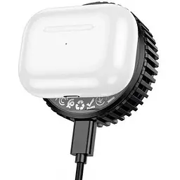Бездротовий ЗП HOCO CW57 Air-cooled 15W magnetic wireless fast charger чорний